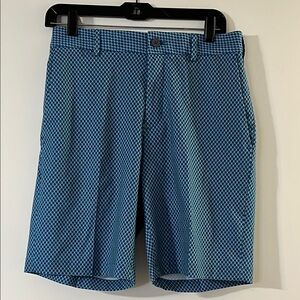 Walter Hagen Blue Flat Front Lightweight Golf Shorts